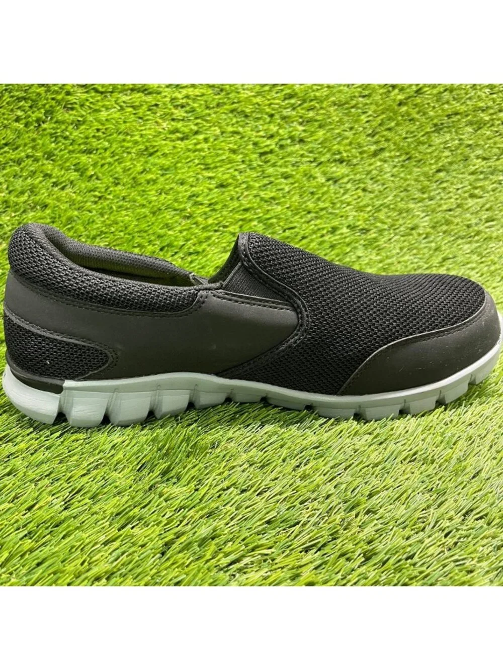 Reebok Sublite Cushion Mens Size 11E Black Gray Alloy Toe Safety Work Shoes